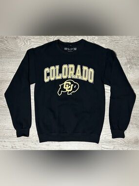 University of Colorado Buffaloes Men’s Graphic Crewneck Black Sweater